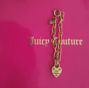 Vintage Juicy Couture Heart Lock Bracelet